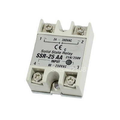 100A Jednofazowy AC SSR Przekaźnik Solid State15VDC Control