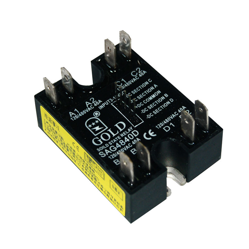 Przekaźnik półprzewodnikowy 3v 50 Amp 2-fazowy do przełączania obciążenia DC